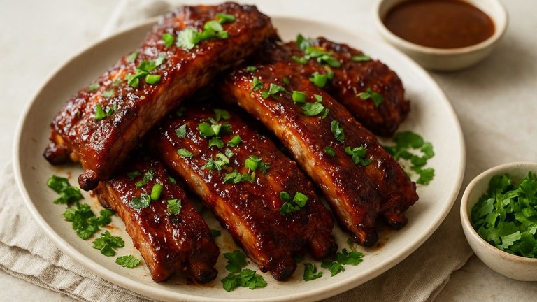 SWEET-AND-SPICY BABY BACK RIBS