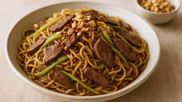 Szechuan LAMB Noodles