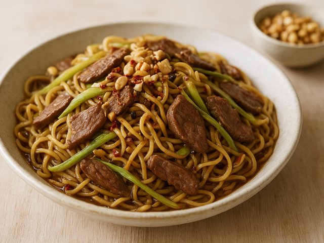 Szechuan LAMB Noodles