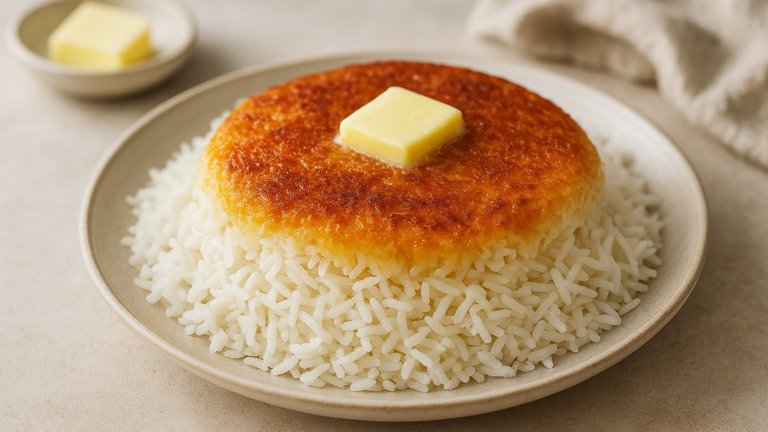 Tahdig (Traditional Crusty Persian Rice)