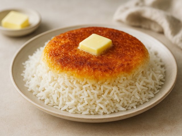 Tahdig (Traditional Crusty Persian Rice)