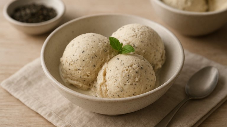 Tea-Flavored Ice Cream