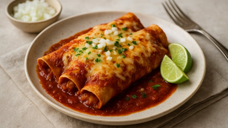 Tex-Mex Cheese Enchiladas for Two