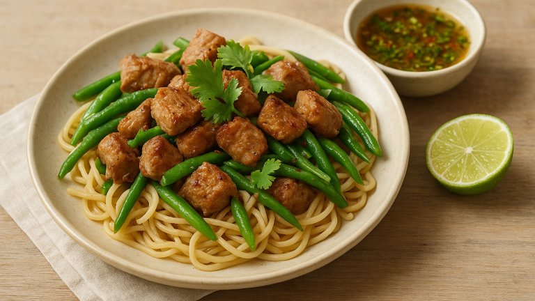 THAI PORK WITH LEMONGRASS & LIME DIPPING SAUCE