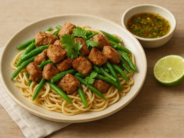 Thai Pork With Lemongrass & Lime Dipping Sauce