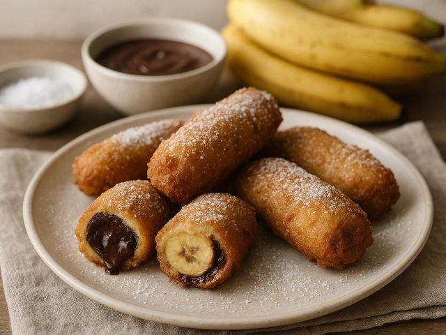 The Hungry Spy’s Deep-Fried Chocolate Bananas