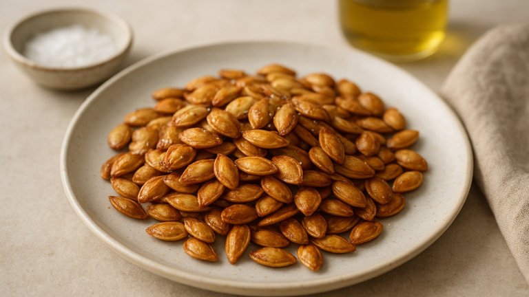Toasted Pumpkin Or Squash Seeds