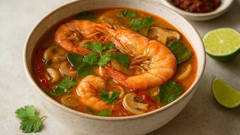 Tom Yum Goong (Thai Hot-And-Sour Shrimp Soup)