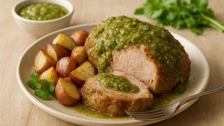 Tomatillo Pork