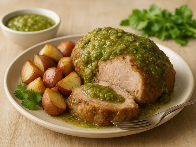 Tomatillo Pork