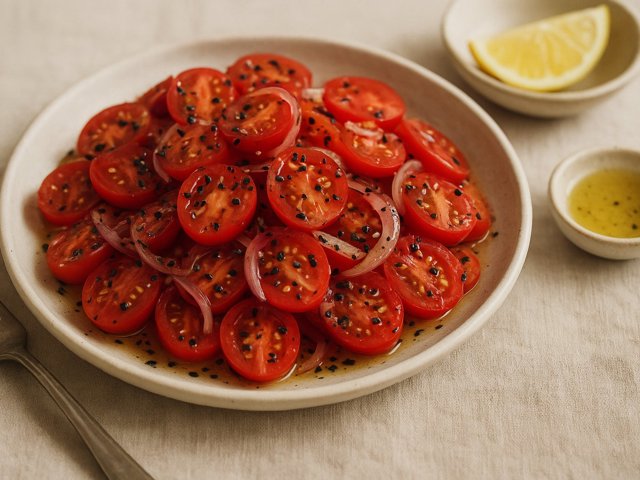 Tomato & Nigella Seed Salad