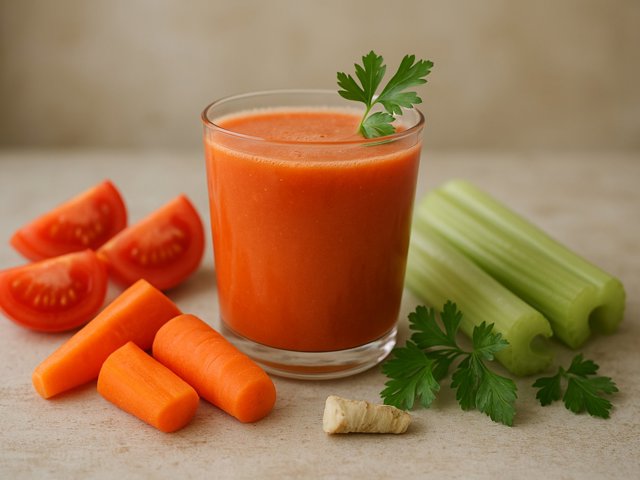 Tomato-Celery-Carrot Juice