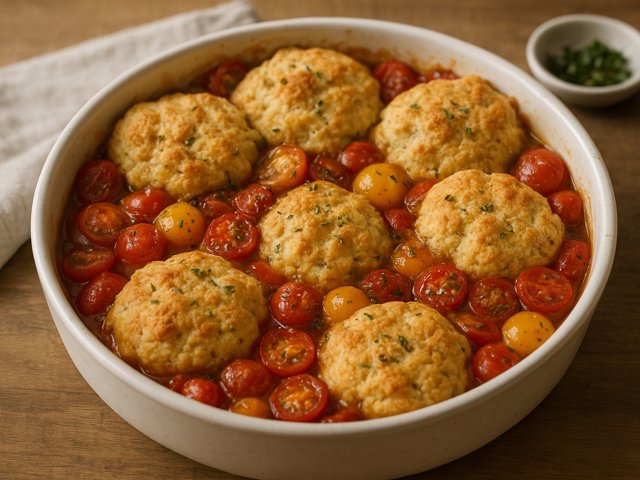 Tomato Cobbler
