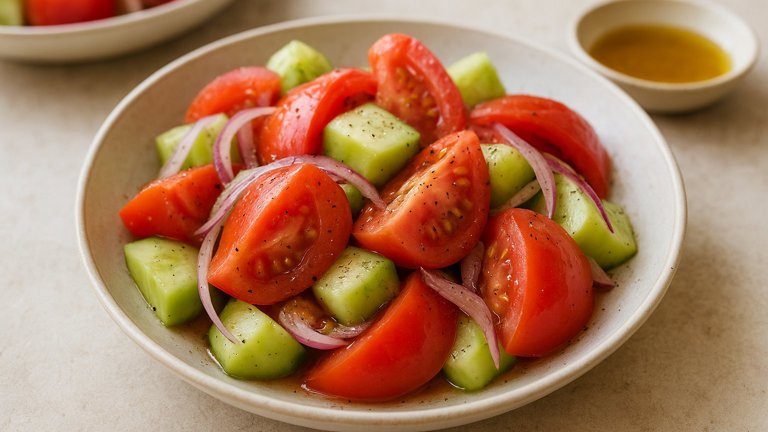 Tomato & Cucumber Salad