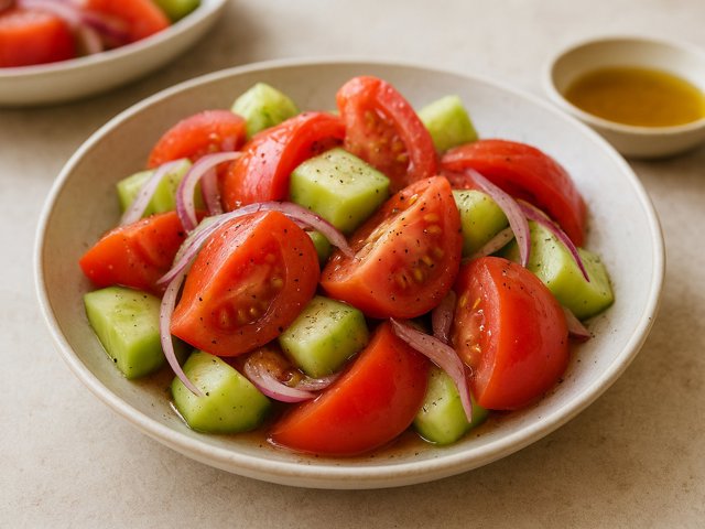 Tomato & Cucumber Salad