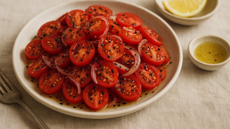 Tomato & Nigella Seed Salad