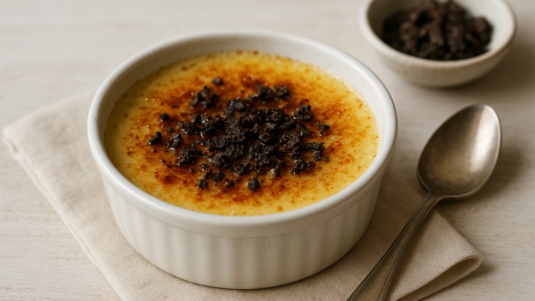 Truffled Crème Brûlée