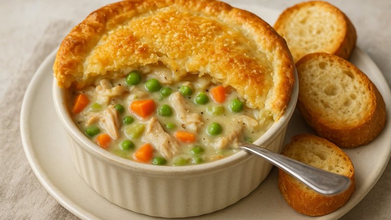 Turkey POT PIE WITH A Twist