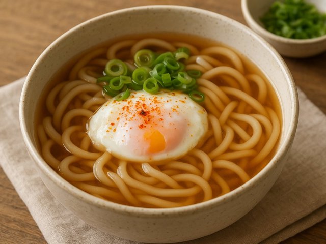Udon Noodles In Broth