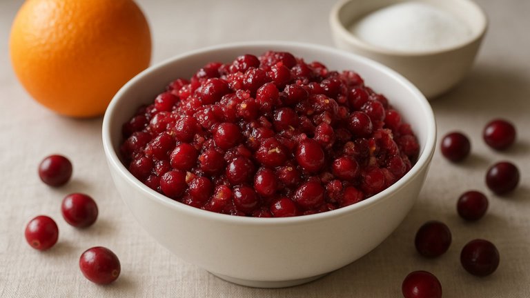 Uncooked Cranberry Relish