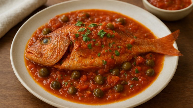 Veracruz-Style Snapper
