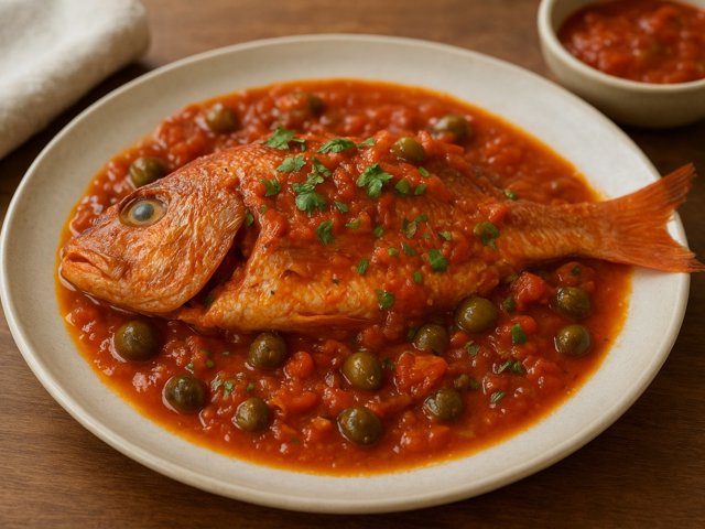 Veracruz-Style Snapper