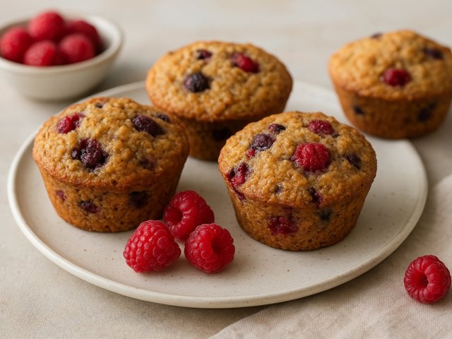 Very Berry Quinoa Muffins