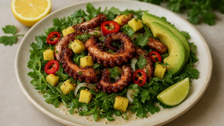 WARM Octopus Salad