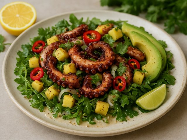 Warm Octopus Salad