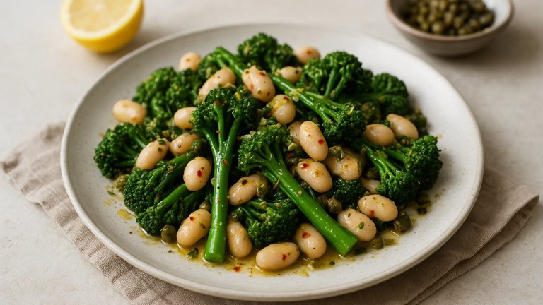 White Bean & Broccolini Salad
