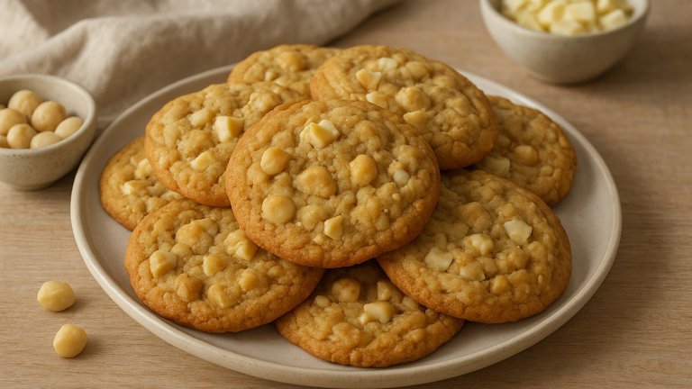 White Chocolate Macadamia Cookies