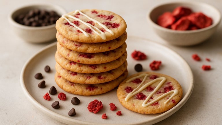 White Chocolate Raspberry Thins