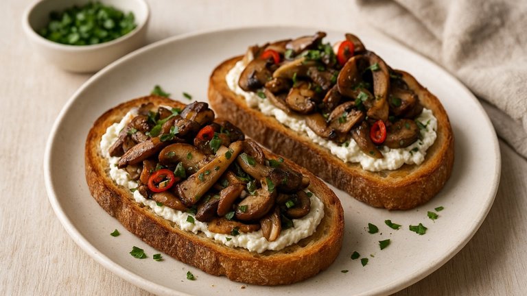 Wild Mushroom Toasts