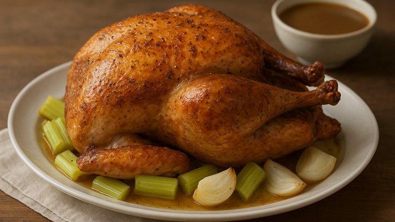 Wild Turkey Roasted In A Baking Bag