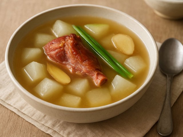 Winter Melon Soup with Smoked Ham Hock