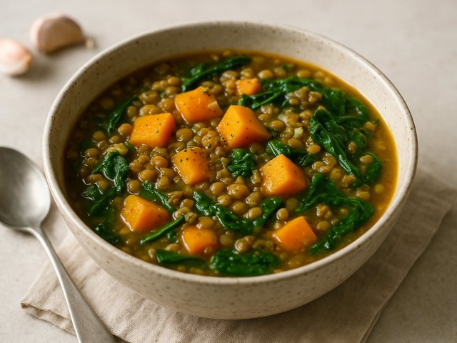 Winter Squash & Lentil Stew