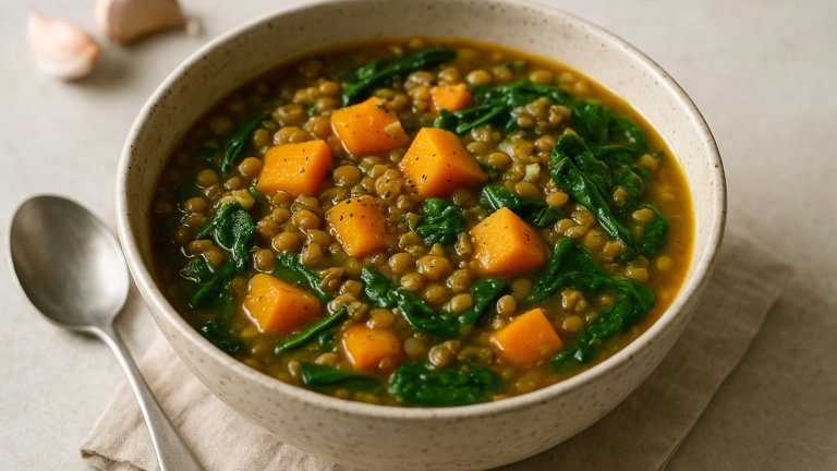 Winter Squash & Lentil Stew