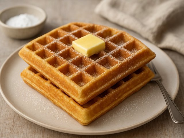Yeasted Belgian Waffles