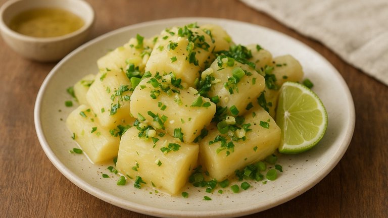 Yuca With Citrus And Garlic