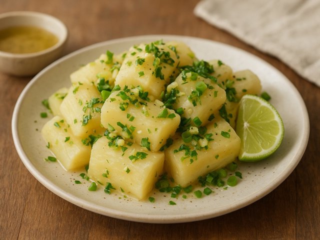 Yuca With Citrus And Garlic